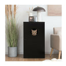 2 Tier Litter Box Enclosure With Anti Toppling System For Home Pet