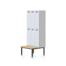 Locker Seat And Stand To Suit Bank Of Three