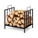 Firewood Log Rack With Convenient Handle For Fireplace Stove Fire Pit