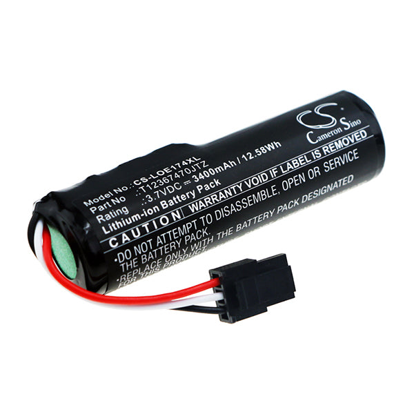 Cameron Sino Black Battery Replacement For Logitech
