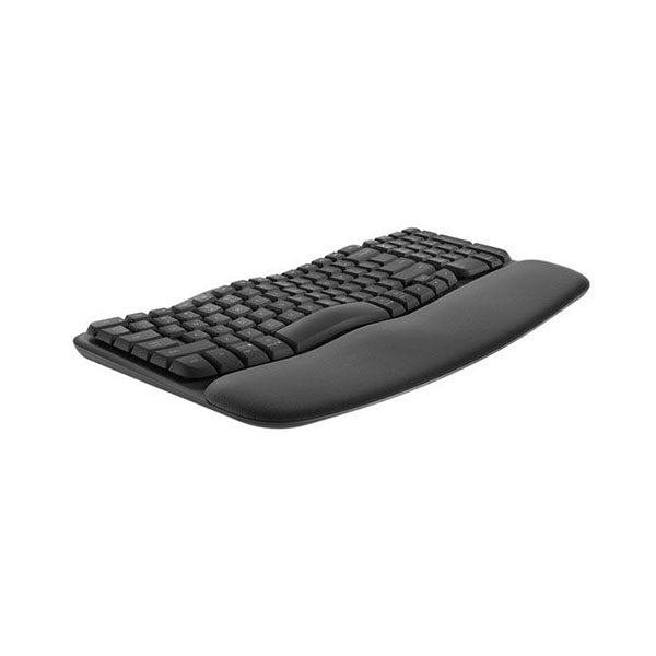 Logitech Ergo Series Wave Keys Wireless Ergonomic Keyboard Graphite