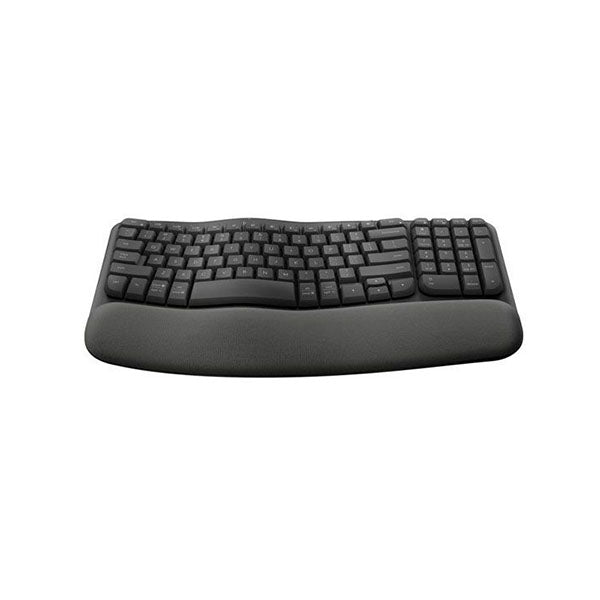 Logitech Ergo Series Wave Keys Wireless Ergonomic Keyboard Graphite