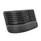 Logitech Ergo Series Wave Keys Wireless Ergonomic Keyboard Graphite