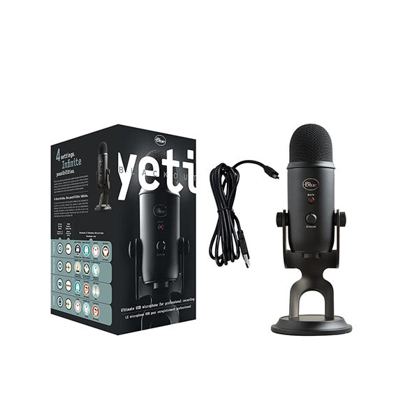Logitech Yeti Premium Multi Pattern Usb Microphone With Blue Voice