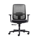Lotso Medium Back Mesh Operator Chair Black