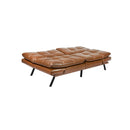 Brown Sofa Bed Futon Recliner Lounge