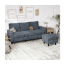 L Shaped Sectional Sofa Lounge Chaise Set