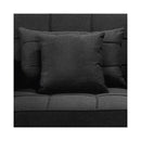 Suri 3 in 1 Convertible Lounge Chair Bed by Black