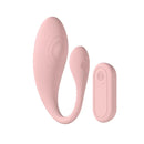 Loveline Wave Pink Usb Rechargeable C Shaped Vibrator With Remote