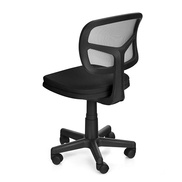 Low Back Armless Mesh Computer Chair For Home And Office