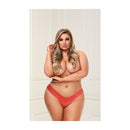 Low Rise Lace Thong Orange