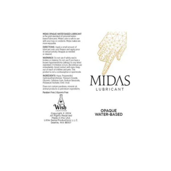 Midas Opaque Water Based Lubricant Water Based Cum Lube