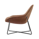Lucie Cross Lounge Chair Rust