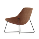 Lucie Cross Lounge Chair Rust