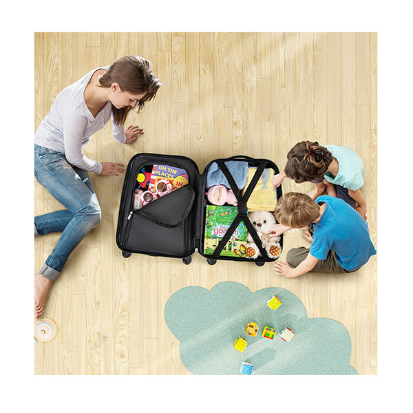 2 Piece Carry On Luggage Set With Spinner Wheels For Children