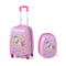 2 Piece Carry On Luggage Set With Spinner Wheels For Children