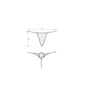 Luiza Thong Black Large Extra Large