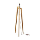 Lund Floor Lamp Scandi Timber Tripod Base Only