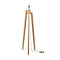 Lund Floor Lamp Scandi Timber Tripod Base Only