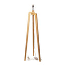 Lund Floor Lamp Scandi Timber Tripod Base Only