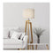 Lund Scandi Timber Tripod Complete Floor Lamp