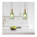 Luxe 130 Ribbed Glass Pendant