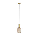 Luxe 130 Ribbed Glass Pendant