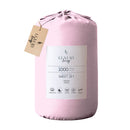 Luxury Living 4Pc 1000 Thread Count Cotton Queen Bed Sheet Set Pink