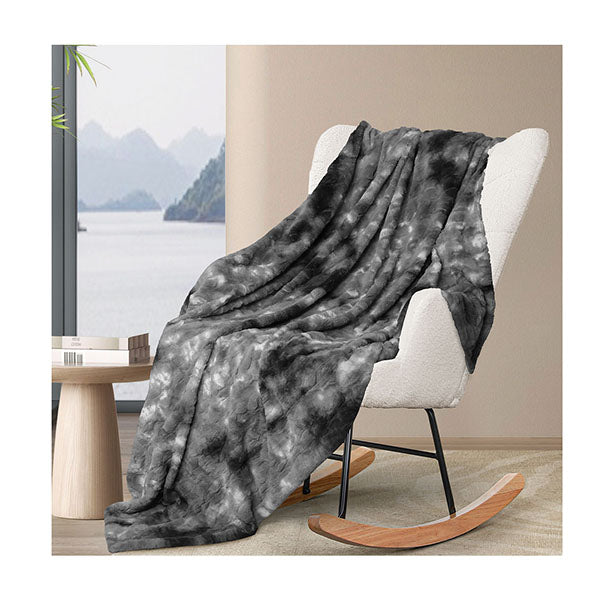 Luxury Tie Dyed Blanket 152Cm X 203Cm