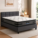 Mattress & Queen Bed Frame Bundle, 36cm Double Sided Euro Top Mattress