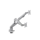 Brateck Thin Gas Spring Dual Monitor Arm Fit Most 17 To 32 Inches