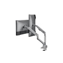 Brateck Thin Gas Spring Dual Monitor Arm Fit Most 17 To 32 Inches