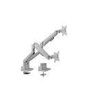 Brateck Thin Gas Spring Dual Monitor Arm Fit Most 17 To 32 Inches