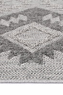 Saffron Echo Grey Outdoor Rug