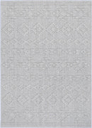 Azure Elm Grey Tribal Outdoor Rug