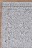 Sunset Lane Grey Tribal Outdoor Rug