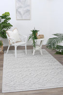Sunset Lane Grey Tribal Outdoor Rug