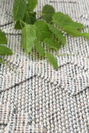 Azure Elm Grey Tribal Outdoor Rug