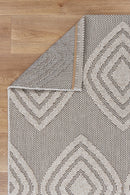 Blossom Elm Brown Modern Outdoor Rug