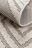 Blossom Elm Brown Modern Outdoor Rug
