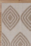 Briar Elm Beige Modern Outdoor Rug