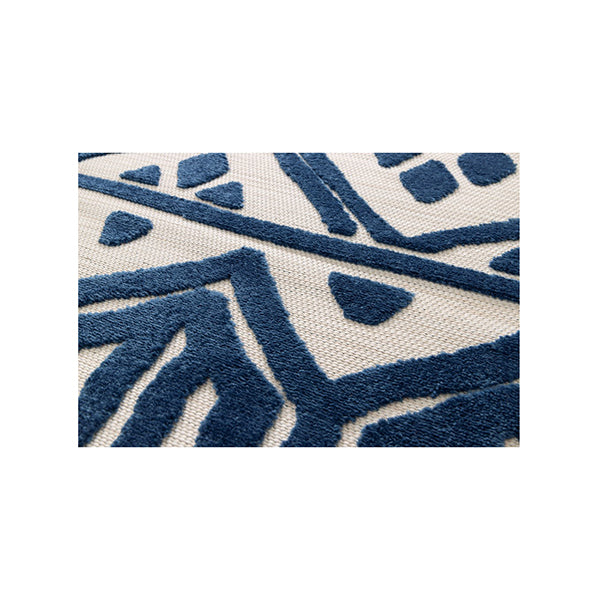 Mambo Traditional Pattern Blue White Rug 200Cmx290Cm