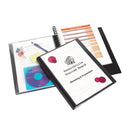 Marbig Pro Refillable Display Book Pocket Of 20 With Wallet Black