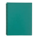 Marbig Refillable Display Book Pocket Of 20 Green