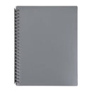 Marbig Refillable Display Book Pocket Of 20 Grey
