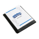 Marbig Refillable Display Book Pocket Of 20 Insert Cover Black