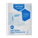 Marbig Sheet Protectors Light Weight A4 Pack Of 10