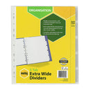 Marbig Indices And Divider 5 Insert Tab Xwide A4 White