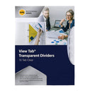 Marbig Pro Indices And Dividers 10 Tab Polypropylene A4 Clear