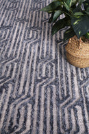 Indigo Elm Blue Contemporary Rug